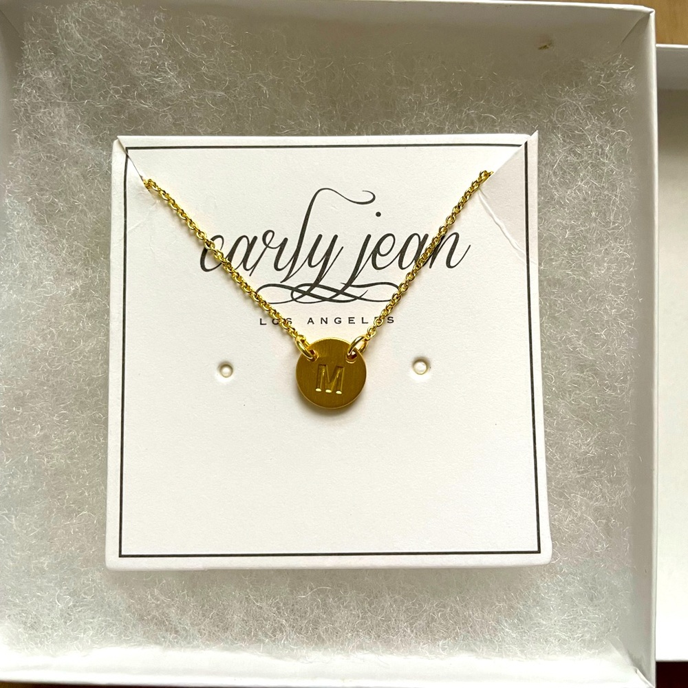 CJLA Initial “M” Necklace